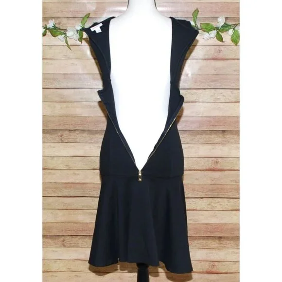 Kate Young Ladies Black Dress Size 2 Fit And Flare Back Zip Whimsy Goth - Picture 9 of 12
